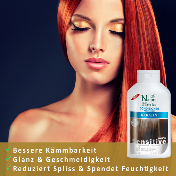 JOANNA Keratin Conditioner – Intensive Haarkur Für Stark Geschädigtes Haar, Spendet Glanz & Reduziert Haarbruch