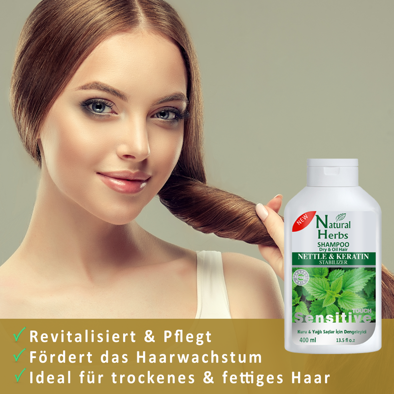 2er Set Brennnessel & Keratin Shampoo 2 x 400ml